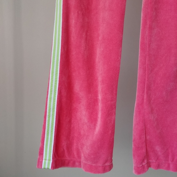Ralph Lauren Girl's Pink Velour Track Pants Sweatpants Size 8 / 10 - Picture 6 of 10